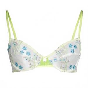 NEW OW COLLECTION women's balconette bra in light green